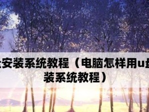 使用U盘启动电脑安装系统的详细教程（教你如何使用U盘快速、方便地安装操作系统）