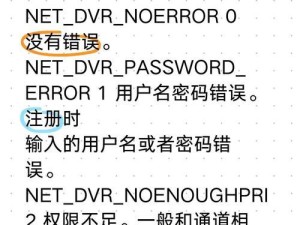 解决电脑错误代码汇集的方法与技巧（掌握、避免困扰你的电脑错误代码）